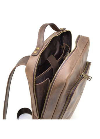 Мужской кожаный рюкзак для ноутбука TA-1241-4lx для ноутбука 17" дюймов TARWA (263776575)