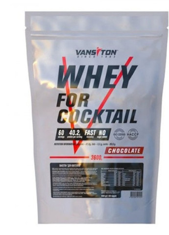 Whey For Coctail 3600 g /60 servings/ Chocolate Vansiton (256726021)