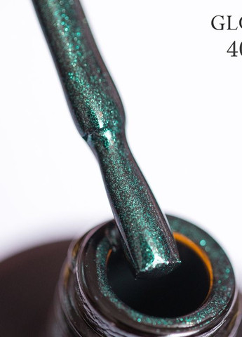 Гель-лак GLOSS 404 (темно-зеленый с микроблеском), 11 мл Gloss Company Кристал (269119895)
