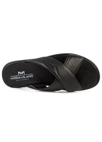 Черные повседневные шлепанцы и сабо мужские бренда 9301299_(1) ModaMilano