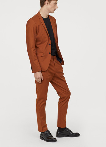 Светло-оранжевые брюки H&M