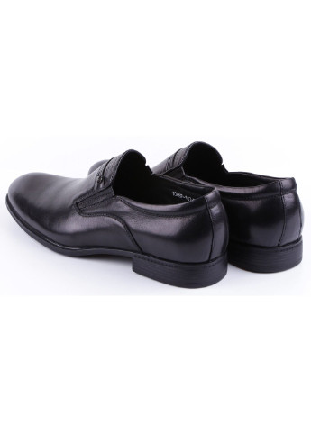 Черные мужские классические туфли 19779 Bazallini без шнурков