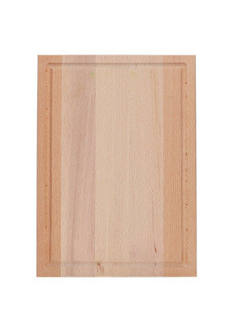 Дошка кухонна обробна дерев'яна з бука 25х35 см із жолобом Wood&Steel (259470710)