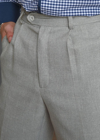 Серые демисезонные прямые штаны мужские серого цвета размер 44 Let's Shop