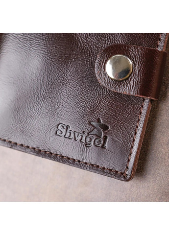 Мужской кожаный кошелек 16485 Shvigel (262524188)