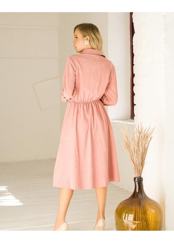 Розовое повседневный платья sa-349 розовый ISSA PLUS