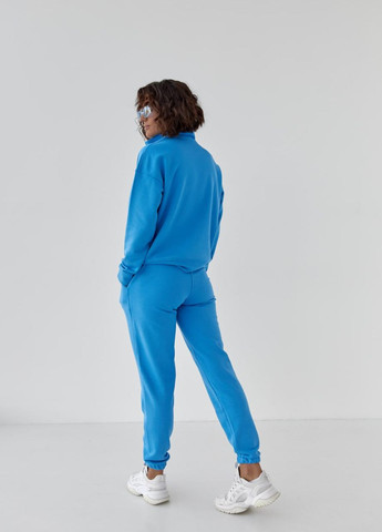 Женский спортивный костюм LUMINA цвет голубой р.M 439927 New Trend (260785577)