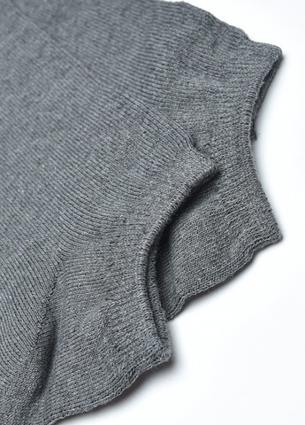 Носки мужские короткие серого цвета размер 40-45 Let's Shop (259638506)
