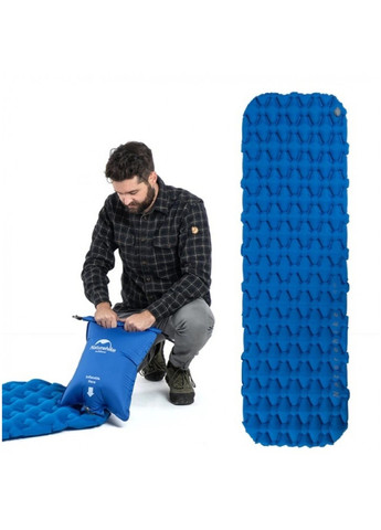 Матрац надувний FC-10 1950х590х65 мм NH19Z032-P blue Naturehike (258966617)