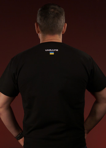 Oversize футболка «Тризуб F16» з написом Ukraine ззаду унісекс Ісландія merch shop (266695736)