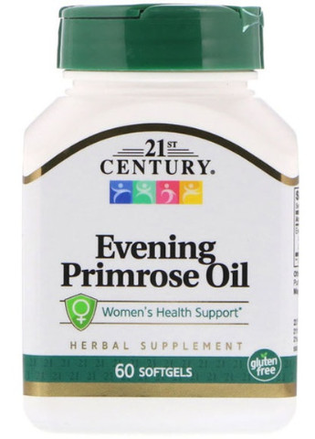 Evening Primrose Oil 60 Softgels CEN-21828 21st Century (256724468)