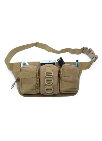 Тактическая сумка поясная армейская походная для рыбалки охоты туризма 35х16х5 см (474194-Prob) Песочная Unbranded (257597016)
