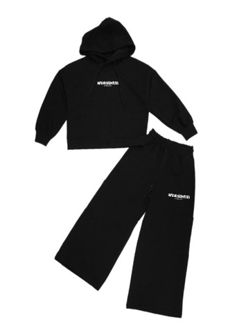 Чорний демісезонний костюм для дівчинки Модняшки