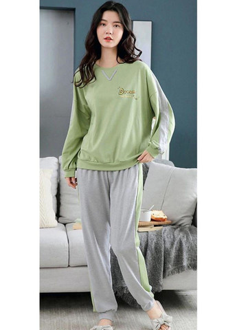 Жіноча піжама домашній костюм з довгим рукавом Dream No Brand (260785123)