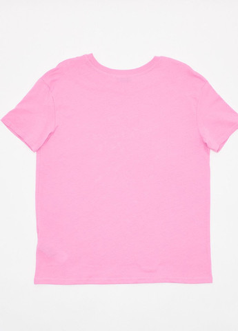Рожева футболка basic,рожевий з принтом, Pink Woman