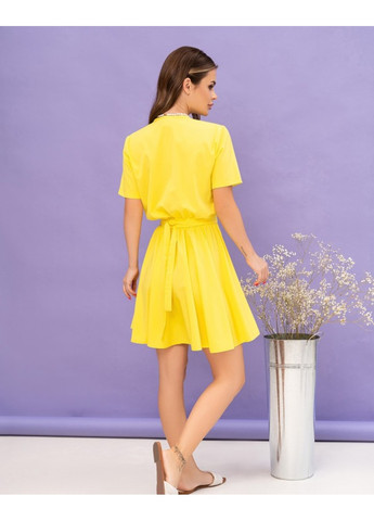 Жовтий повсякденний сукня 13873 жовтий ISSA PLUS