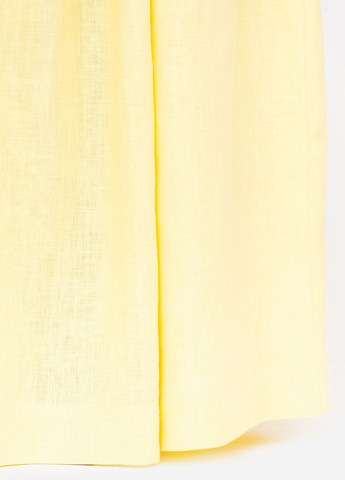 Светло-желтая кэжуал однотонная юбка MORANDI клешированная