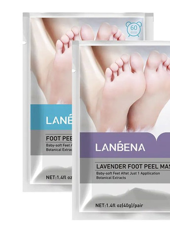 Маска-пилинг для ног Foot Peel Mask 40 г LANBENA (259318136)