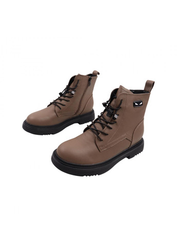 Черевики жіночі хакі натуральна шкіра Berkonty 406-22DHC (257443745)