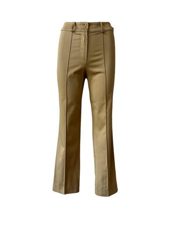Светло-коричневые классические, кэжуал демисезонные брюки Fidele
