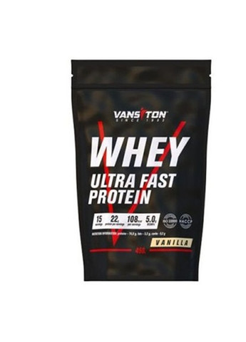Whey Ultra Fast Protein 450 g /15 servings/ Vanilla Vansiton (258499569)