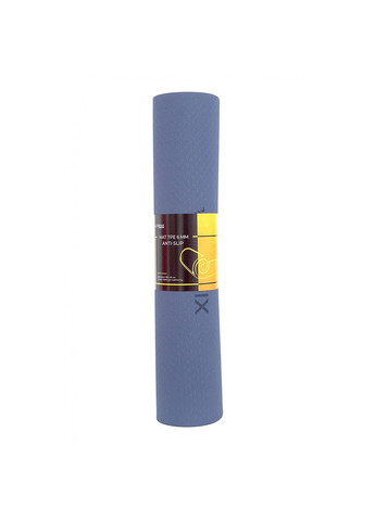 Килимок спортивний Cornix TPE 183 x 61 x 0.6 см для йоги та фітнесу XR-0003 Blue/Sky Blue No Brand (258301991)