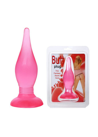 Анальная пробка на присоске Butt plug, BI-017006 Pink Langsha (269458546)