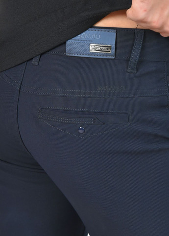 Черные джинсовые демисезонные прямые брюки Let's Shop