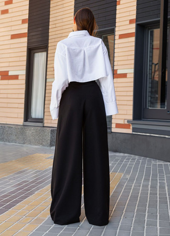 Черные кэжуал летние брюки Jadone Fashion