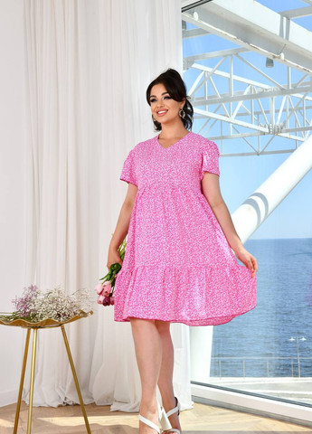Рожева жіноча сукня софт No Brand