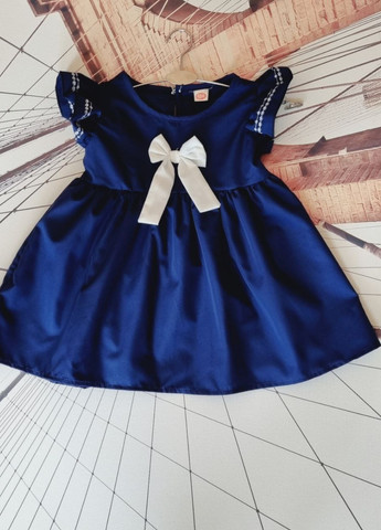 Синее платье на девочку, детское платье синее летнее No Brand (259301215)