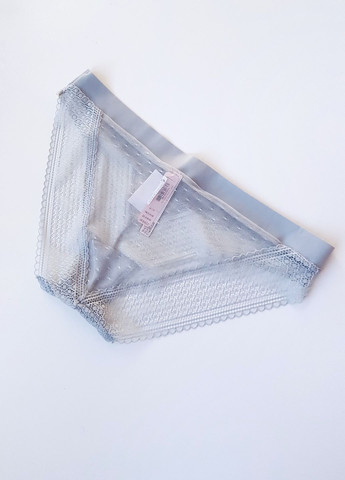 Трусики женские ажурные Victoria`s Secret Серые Victoria's Secret (261855757)