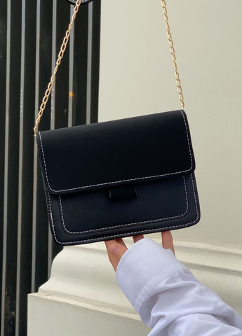 Женская сумка кросс-боди замшевая черная No Brand (275867258)