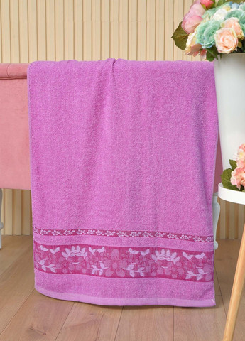 Let's Shop рушник банний махровий фіолетового кольору однотонний фіолетовий виробництво - Туреччина