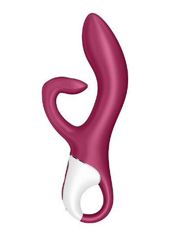 Вибратор кролик с тройным отростком Embrace me Berry, 2 мотора, диаметр 3,6 см Satisfyer (256621853)