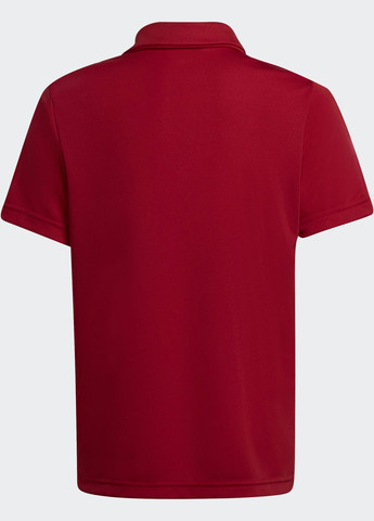Красная демисезонная футболка поло entrada 22 adidas
