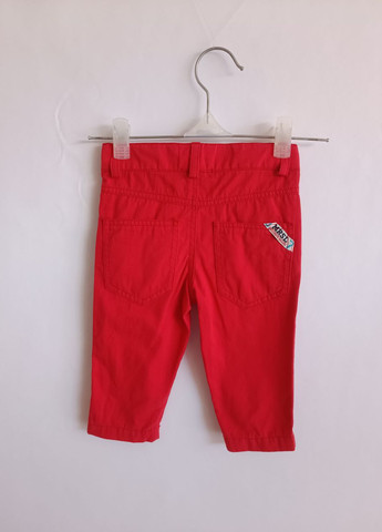 Красные джинсовые демисезонные зауженные брюки Marasil
