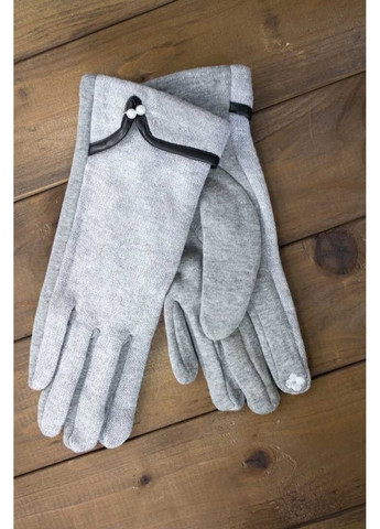 Женские серые сенсорные стрейчевые перчатки 1805-2s2 М BR-S (261486805)