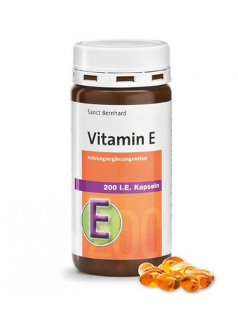 Vitamin E 200 IU Natural 240 Caps Sanct Bernhard (276385096)