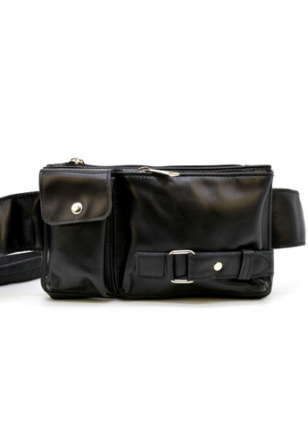 Кожаная мужская черная сумка на пояс ga-8135-3 md TARWA (263776714)