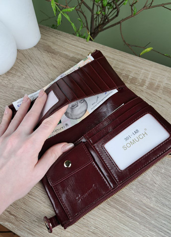 Кошелёк мягкий книжкой на кнопках SoMuch (259888151)