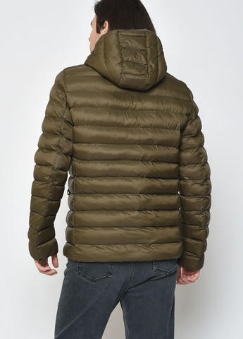 Оливковая (хаки) демисезонная куртка мужская демисезонная цвета хаки Let's Shop