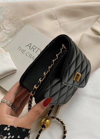 Женская сумка кросс-боди 7301 черная No Brand (276460225)