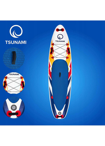 Надувна SUP дошка TSUNAMI 320 см з веслом Bolt T06 No Brand (261241679)