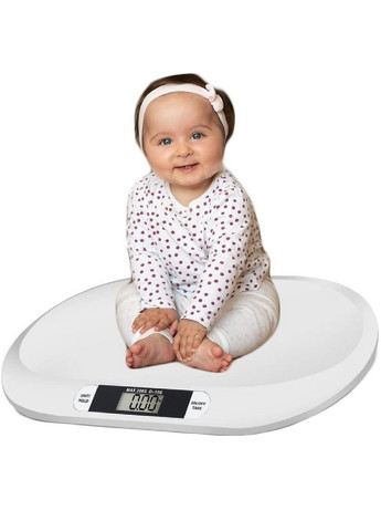 Электронные детские весы для новорожденных малышей с дисплеем на батарейках 55,5×32,3×3,0 см (475148-Prob) Unbranded (262371405)