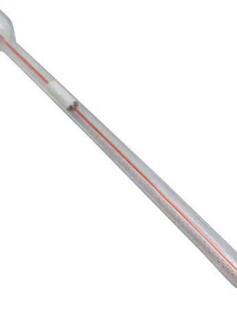 Термометр (градусник) технічний рідинний для автоклаву 0-150°C (довжина нижньої частини 163 мм) СТЕКЛОПРИБОР (275130894)
