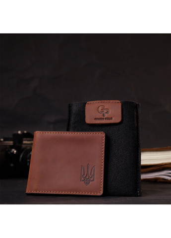Шкіряна обкладинка на посвідчення учасника бойових дій 11663 Коричневий Grande Pelle (267507128)