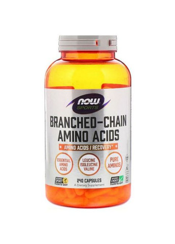 Branched Chain Amino Acids 240 Caps Now Foods (263945059)