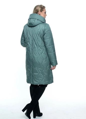 М'ятна демісезонна осіння жіноча куртка великого розміру SK