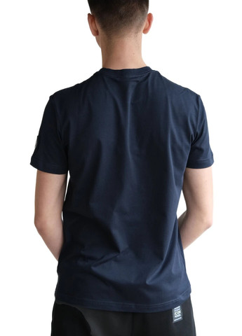 Темно-синя футболка чоловіча з коротким рукавом Armani